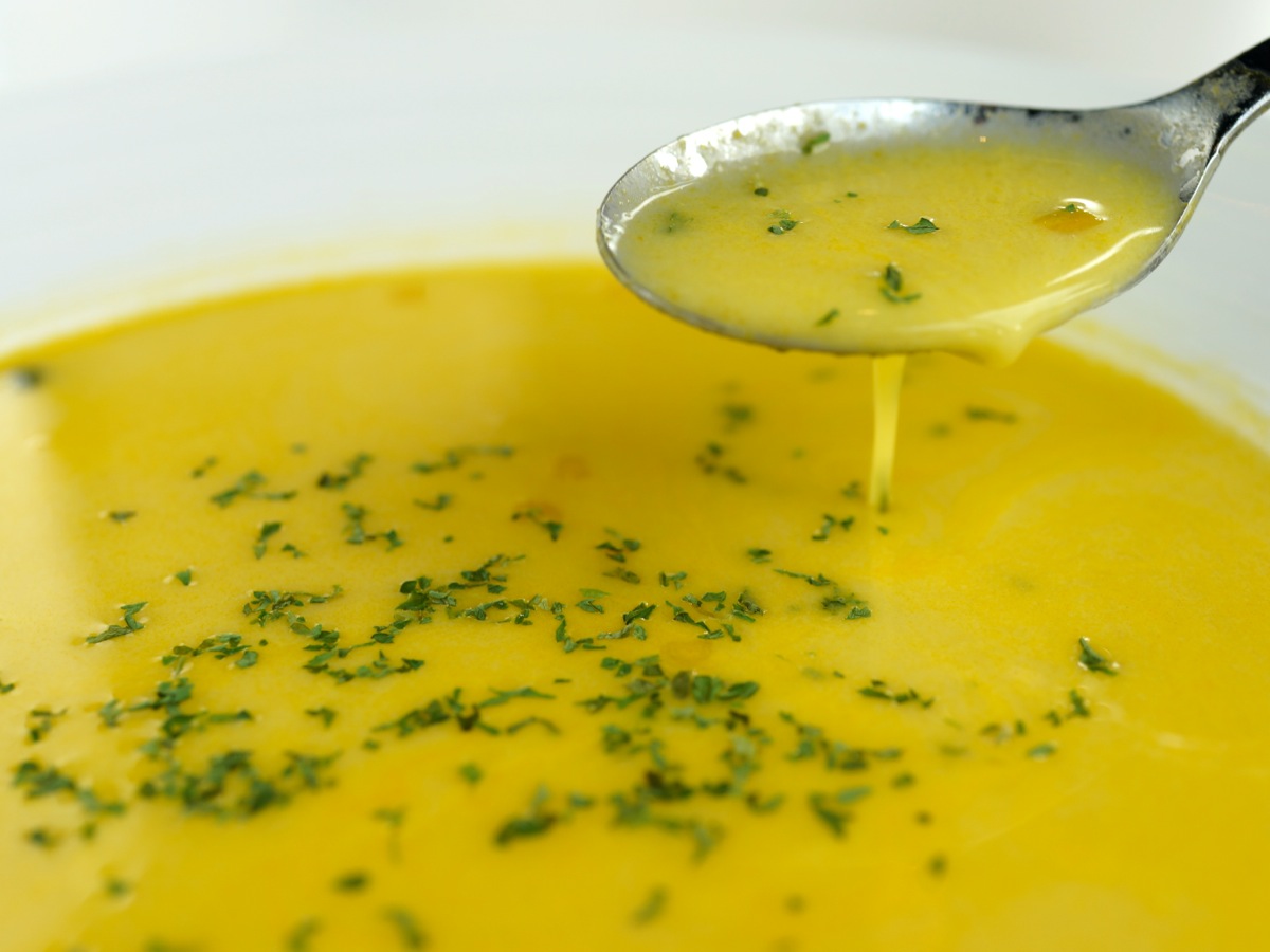 あたたか〜い、カボチャのスープ。