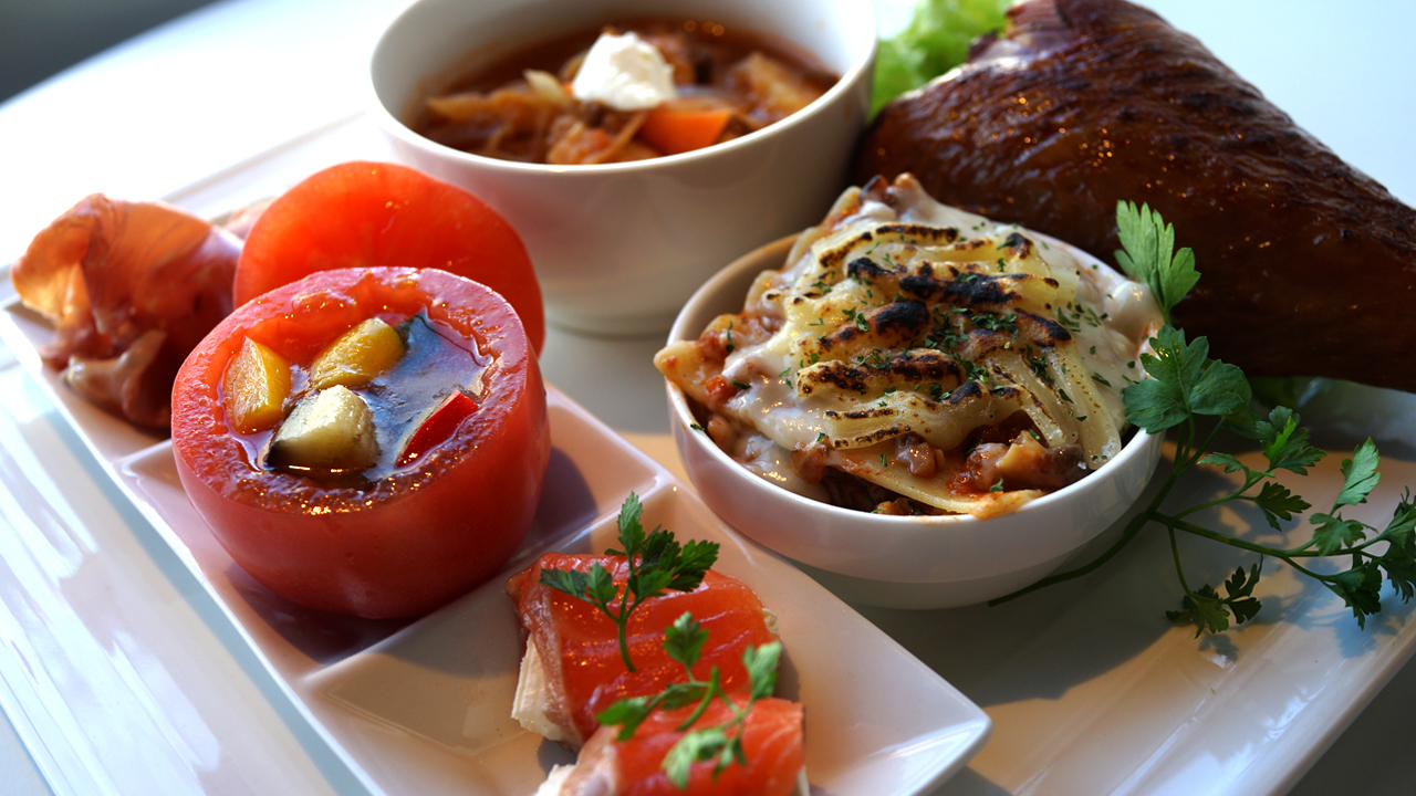 クリスマスメニュー試作中！